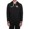 CREST RUGBY PULLOVER HOODIE // BLACK
