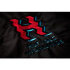 CROOKED H SATIN JACKET // BLACK