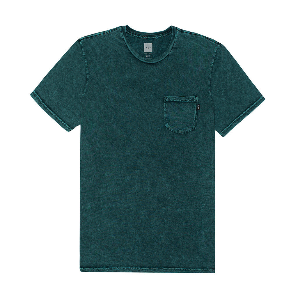 ACID WASH POCKET TEE // JADE