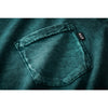 ACID WASH POCKET TEE // JADE