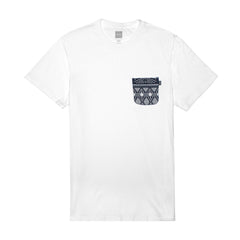 BANDANA POCKET TEE // WHITE