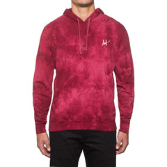 CRYSTAL WASH PULLOVER HOODIE // MAROON