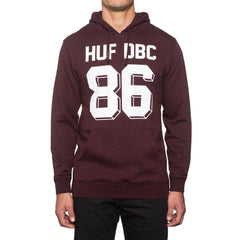 FRANCO PULLOVER HOODIE // BURGUNDY HEATHER