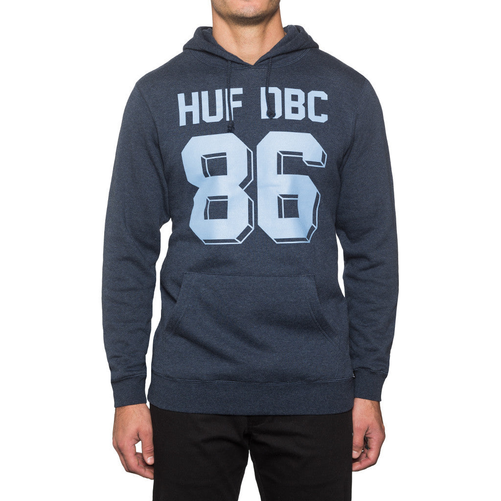 FRANCO PULLOVER HOODIE // NAVY HEATHER