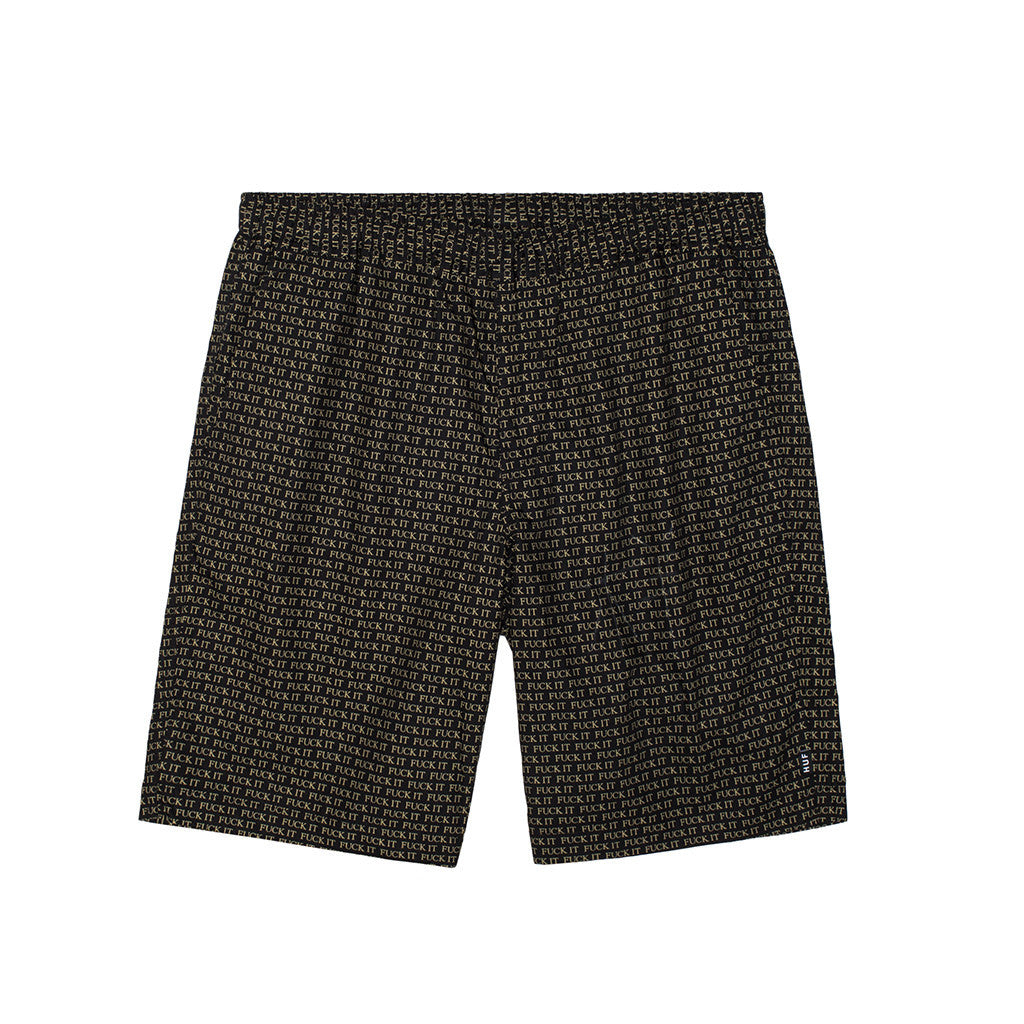 FUCK IT EASY SHORTS // BLACK