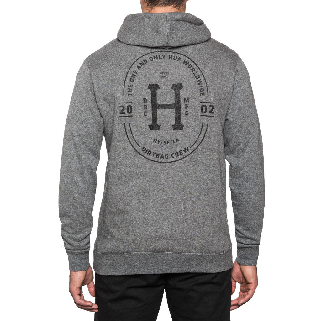 PRESIDENTE PULLOVER HOODIE // GUNMETAL GRAY