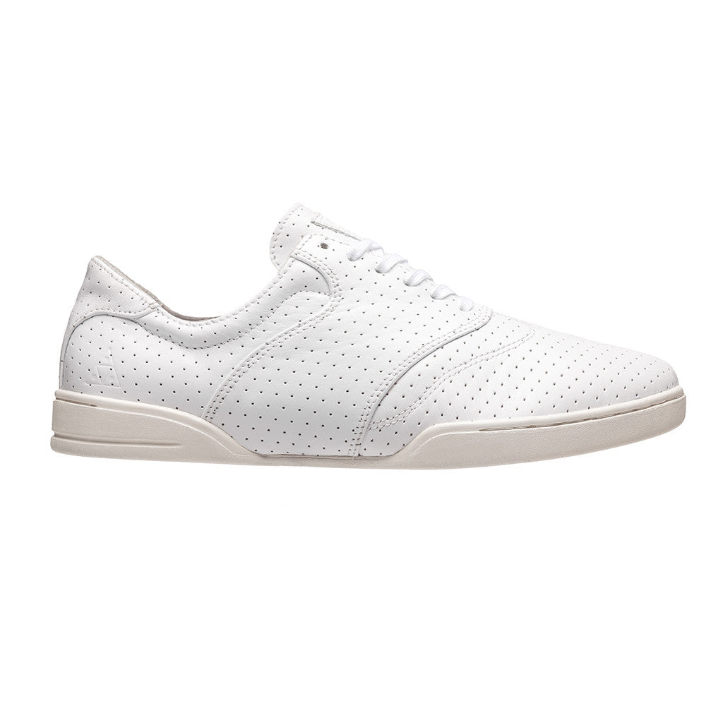 DYLAN // WHITE PERF LEATHER
