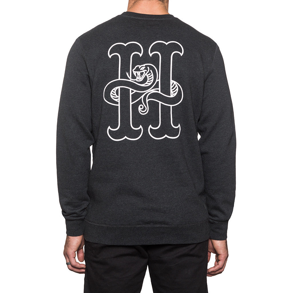 SNAKE CREW // CHARCOAL HEATHER