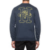 SNAKE CREW // NAVY HEATHER