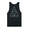STREAKY WASH TANK // CHARCOAL
