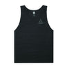 STREAKY WASH TANK // CHARCOAL