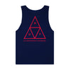 STREAKY WASH TANK // NAVY