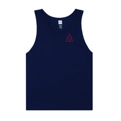 STREAKY WASH TANK // NAVY