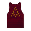 STREAKY WASH TANK // RED