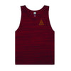 STREAKY WASH TANK // RED