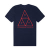 STREAKY WASH TEE // NAVY
