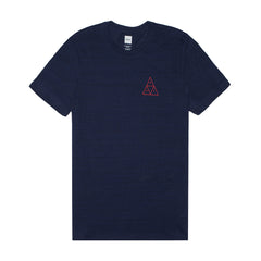 STREAKY WASH TEE // NAVY
