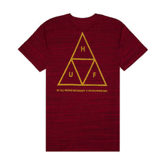 STREAKY WASH TEE // RED
