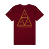 STREAKY WASH TEE // RED