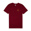 STREAKY WASH TEE // RED