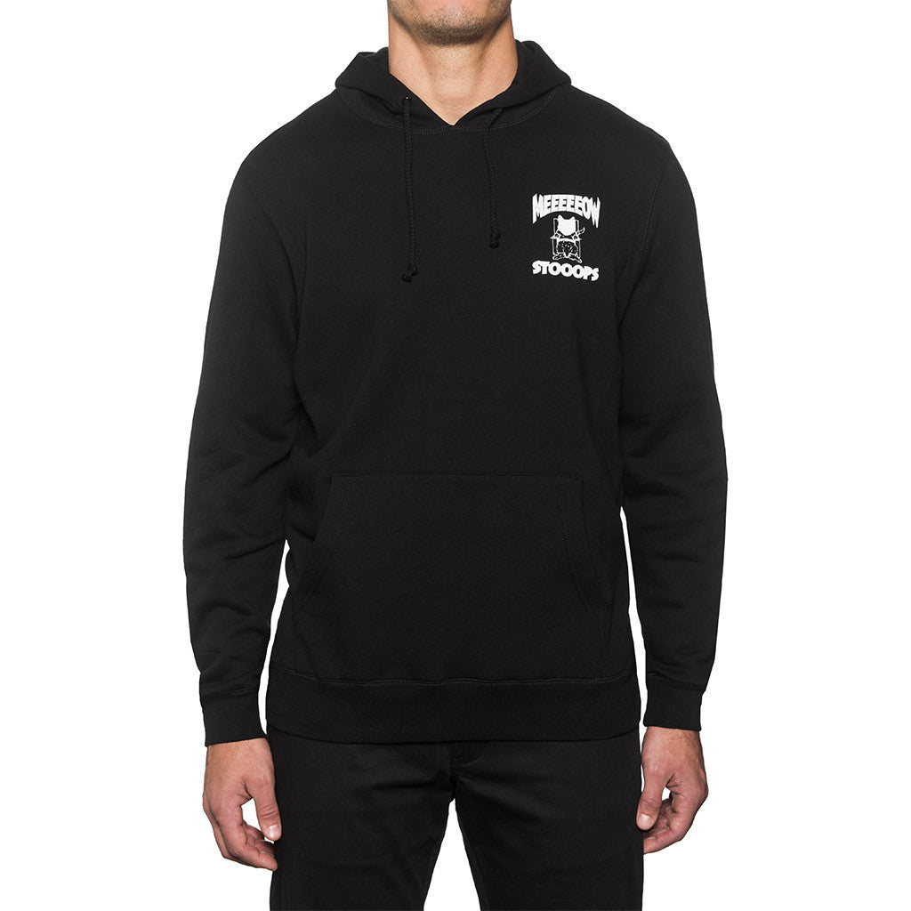 THE LAST MEOW PULLOVER HOODIE // BLACK