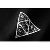TRIANGLE ROSE TEE // BLACK