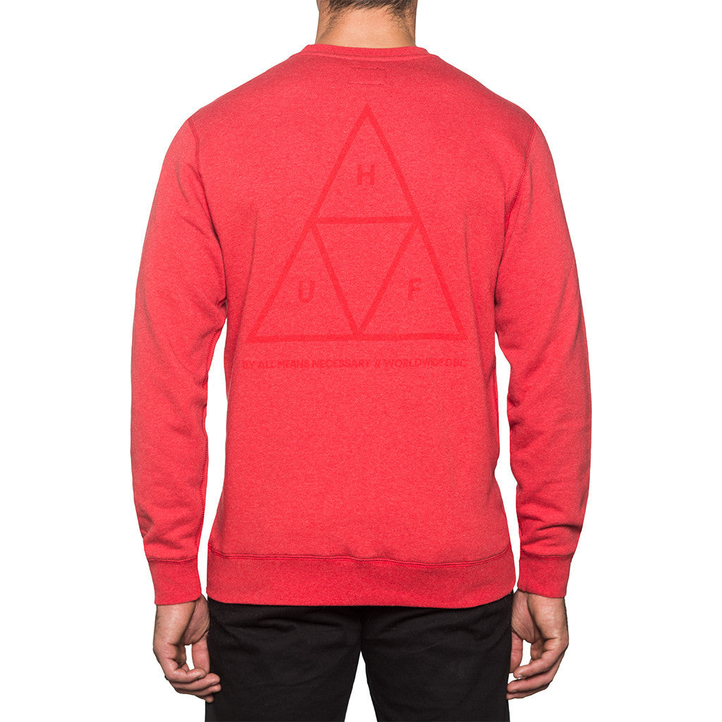 TRIPLE TRIANGLE CREW SP15 // WATERMELON HEATHER