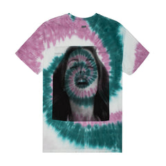 VERTIGO TEE // TEAL / PINK