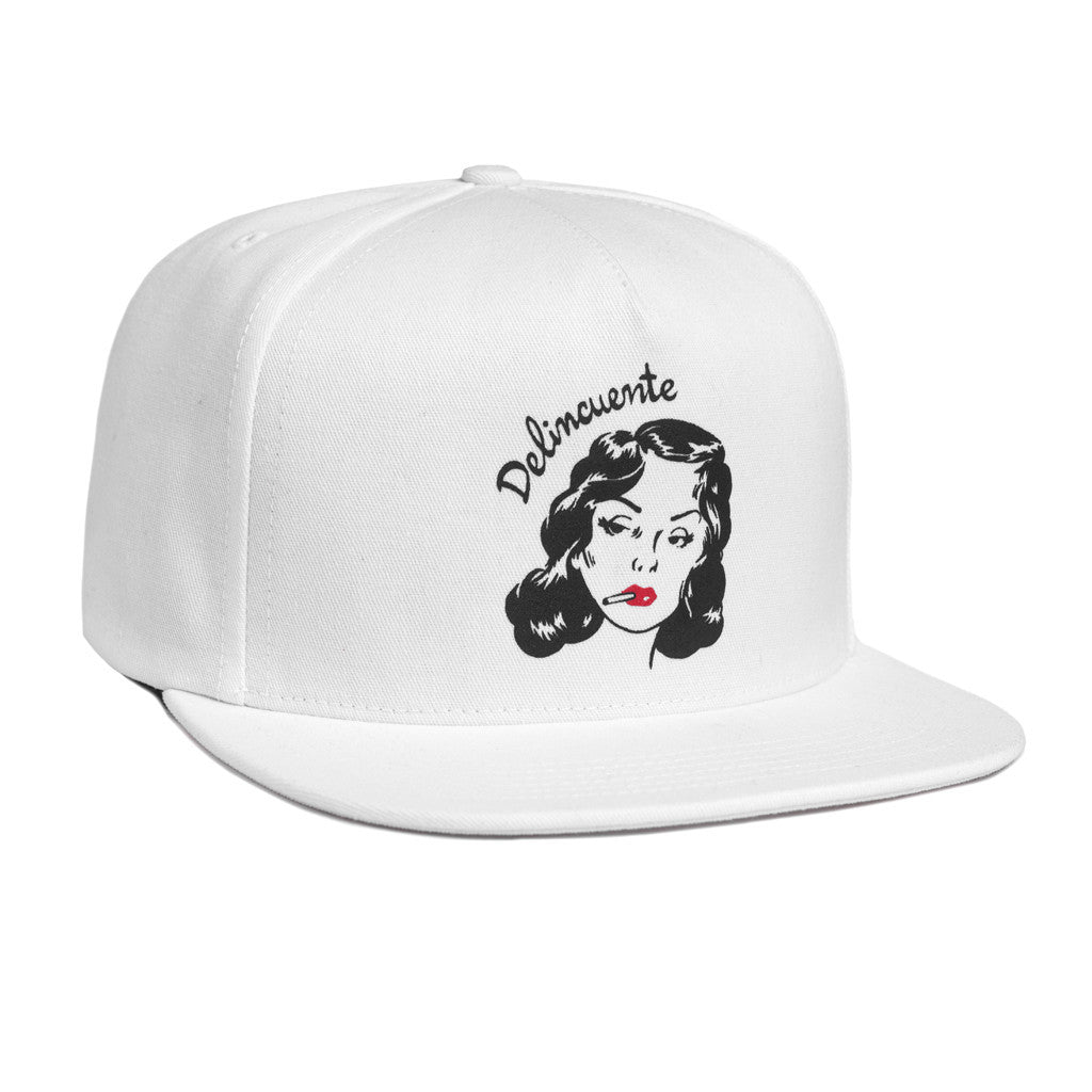 DELINCUENTE SNAPBACK // WHITE