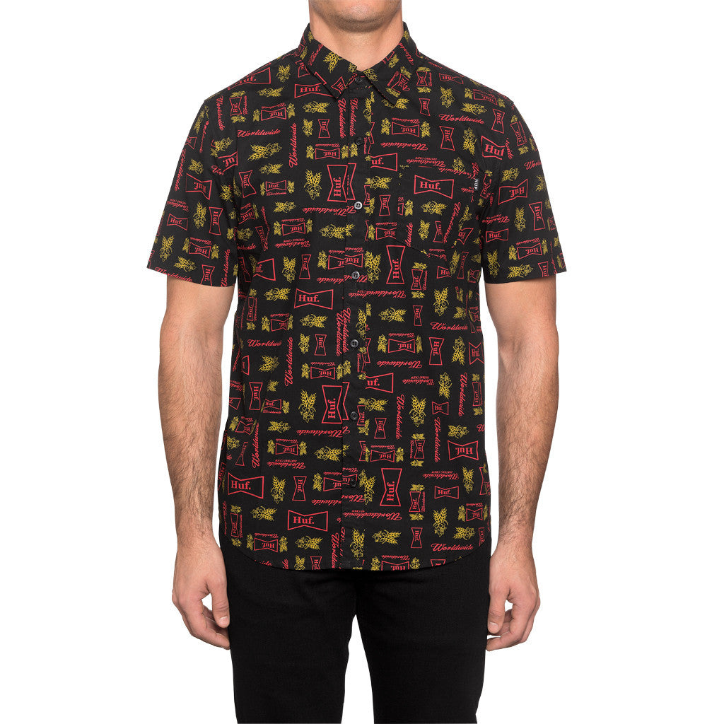 DRINK UP S/S WOVEN // BLACK