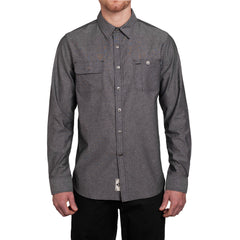 CHAMBRAY WORK SHIRT SP15 // BLACK