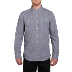 GINGHAM L/S WOVEN // BLACK