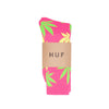 NEON PLANTLIFE CREW SOCKS SP15 // PINK