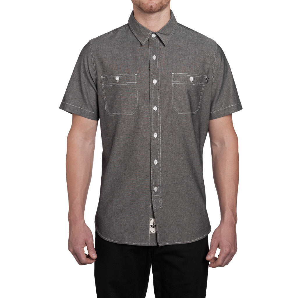 DUNGAREE CHAMBRAY WOVEN // BLACK