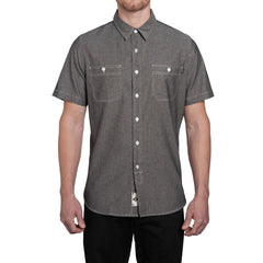 DUNGAREE CHAMBRAY WOVEN // BLACK