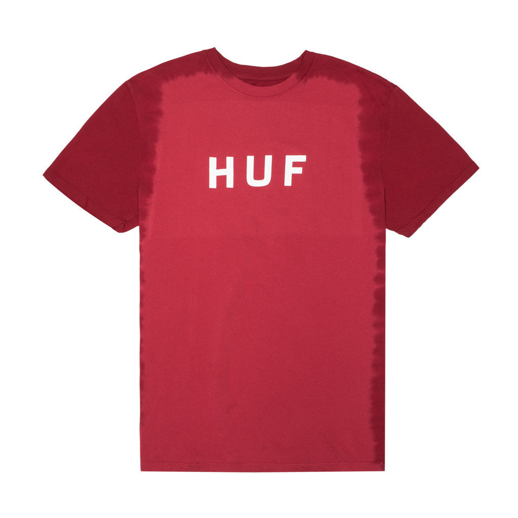 ORIGINAL LOGO FRAME WASH TEE // RED