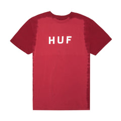 ORIGINAL LOGO FRAME WASH TEE // RED