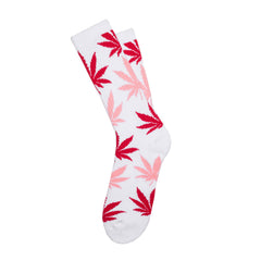 PLANTLIFE CREW SOCKS SP15 // WHITE / PINK / RED