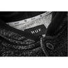 HUF SCRIPT CADET BUTTON UP HOODIE // BLACK