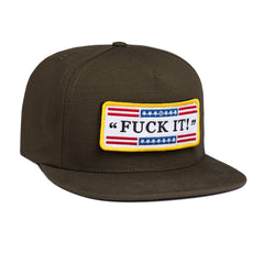 TACTICAL FUCK IT RIPSTOP SNAPBACK // OLIVE