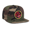TODD FRANCIS RATALLION SNAPBACK // WOODLAND CAMO