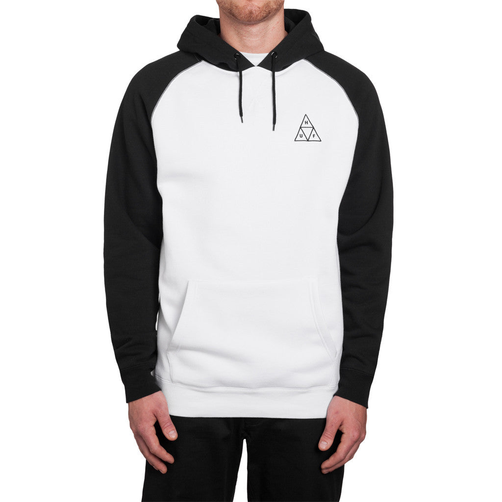 TRIPLE TRIANGLE RAGLAN PULLOVER HOODIE SP15 // BLACK / WHITE