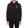 TRIANGLE ROSE PULLOVER HOODIE // BLACK