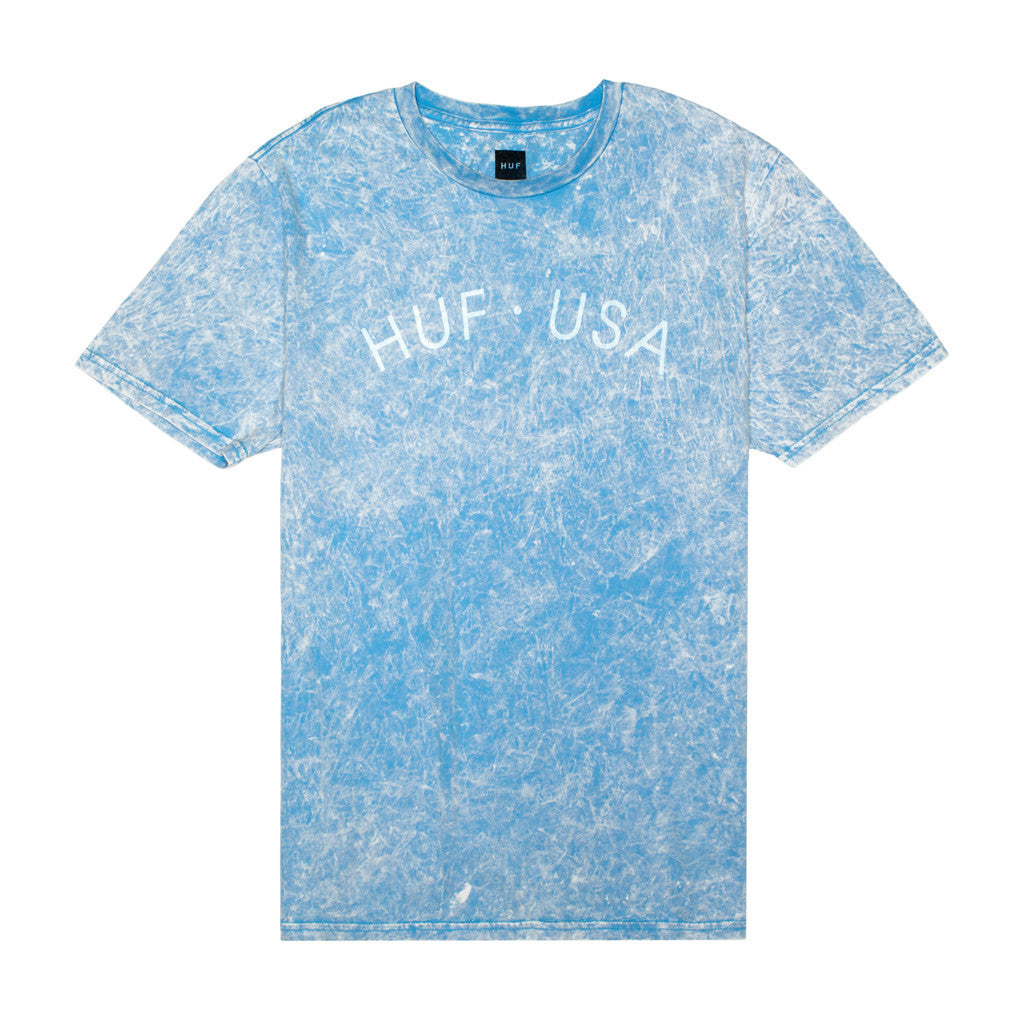HUF USA WASHED TEE // LIGHT BLUE