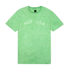 HUF USA WASHED TEE // LIGHT GREEN