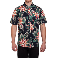VINTAGE TROPICANA S/S WOVEN // BLACK
