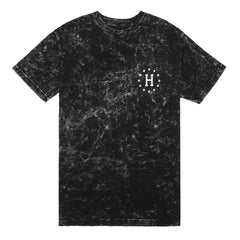 12 GALAXIES CLOUD WASH TEE // BLACK