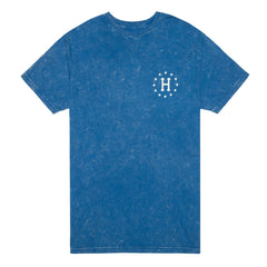 12 GALAXIES CLOUD WASH TEE // BLUE