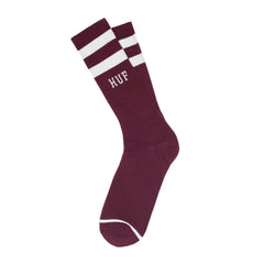 2 STRIPE SOCKS  // WINE