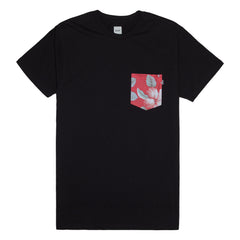 ALOHA AINA POCKET TEE // BLACK
